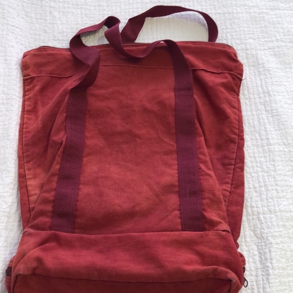 Vintage Highlights for Children red fabric tote bag with double handle - Picture 5 of 7